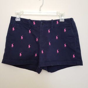 Ralph Lauren Sport Size 4 Navy Polo Pony Shorts